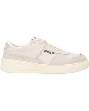 MSGM Trainers Leather - Natural