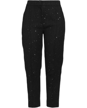 Elie Saab Pants Polyester, Silk - Black