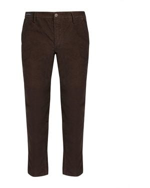Teleria Zed Dark Pants Cotton, Elastane - Brown
