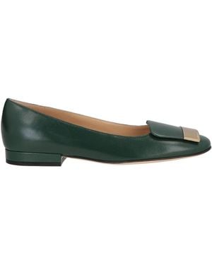 Sergio Rossi Ballet Flats - Green