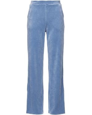 La Petite Robe Di Chiara Boni Light Trousers Polyester, Polyamide, Elastane - Blue
