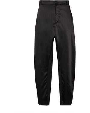 Giovanni Cavagna Trousers Cotton, Viscose - Black