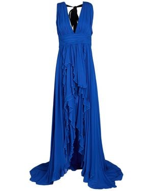 Pinko Maxi Dress Viscose - Blue