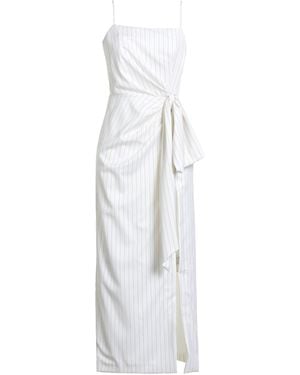MSGM Vestido Midi - Blanco