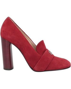 Casadei Brick Loafers Leather - Red