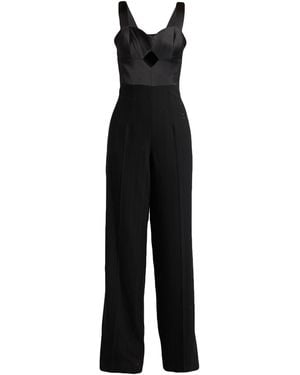 Twinset Jumpsuit Viscose, Wool, Polyamide, Polyester - Black