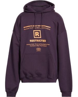 Vetements Sweatshirts - Purple