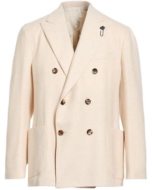 Lardini Blazer Virgin Wool, Polyamide - Natural