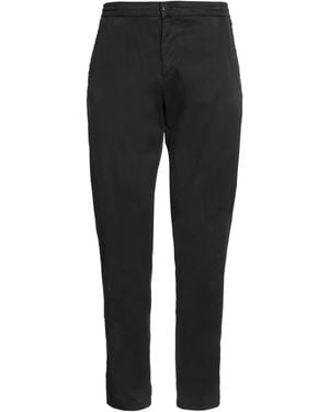 Kiton Trousers Lycra, Cotton, Elastane - Black