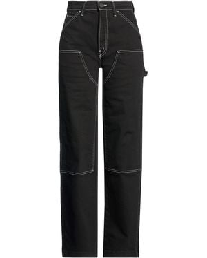 Mother Jeans Cotton, Recycled Polyester, Re-Used Cotton, Elastane - Black