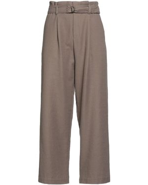 Danielapi Pants Cotton, Wool - Gray
