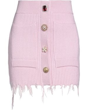 Vetements Mini Skirt Merino Wool - Pink