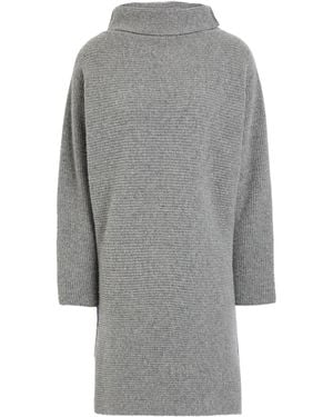 Cruciani Mini Dress Wool, Cashmere - Grey