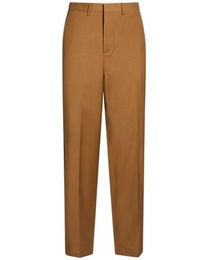 Paura Trousers Virgin Wool - Brown