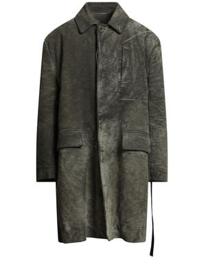 Rick Owens Military Coat Cotton - Gray