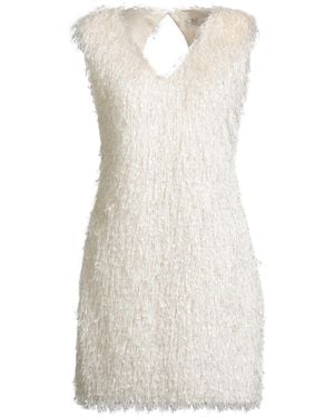 Rebel Queen Ivory Mini Dress Polyester - White