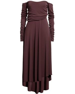 Erika Cavallini Semi Couture Midi Dress - Purple