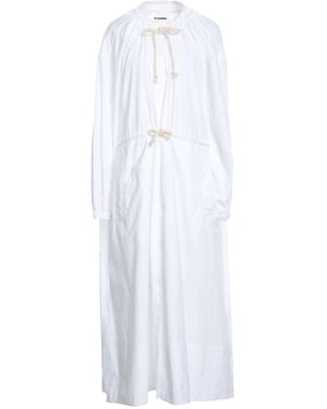 Jil Sander Robe Longue - Blanc