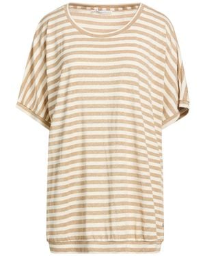 Xandres T-Shirt Viscose, Polyamide, Metallic Polyester, Elastane - Natural