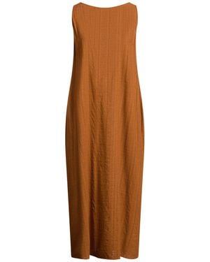 Momoní Midi Dress Cotton, Viscose, Modal, Silk - Brown