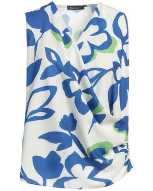 Hanita H Couture Top Polyester, Elastane - Blue