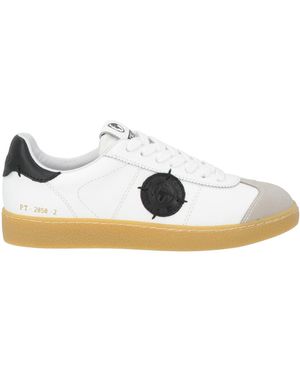 Acbc Sneakers Leather, Textile Fibers - White