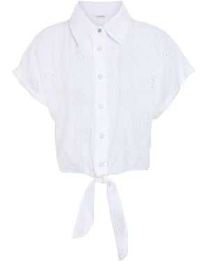 Guess Shirt Lyocell, Polyester - White