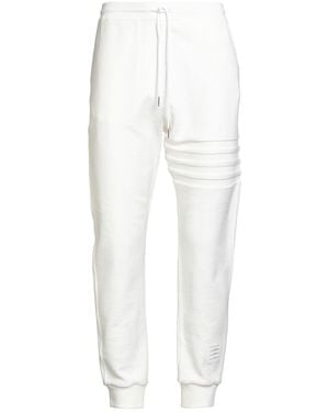 Thom Browne Trousers Cotton, Elastane - White