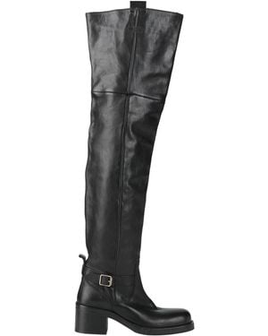 Elena Iachi Boot Leather - Black