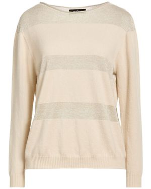 Gran Sasso Jumper Cashmere, Viscose, Polyester, Metallic Fibre - Natural