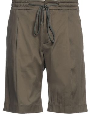 Hōsio Military Shorts & Bermuda Shorts Cotton, Elastane - Grey