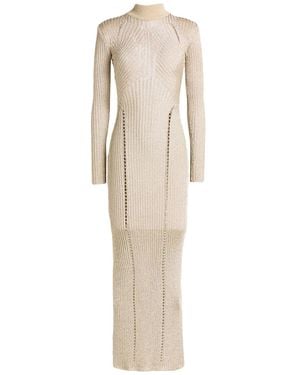 Self-Portrait Robe Longue - Neutre