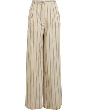 MAX&Co. Lillo Pants Viscose, Linen - Natural