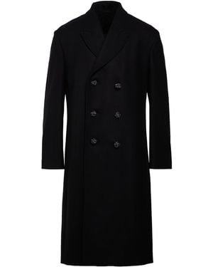Kris Van Assche Coat Wool, Cashmere - Black