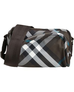 Burberry Military Cross-Body Bag Textile Fibers - Black