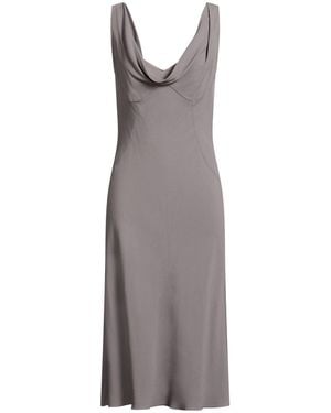 Alberta Ferretti Midi Dress Acetate, Viscose - Grey