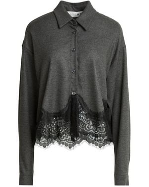 Haveone Shirt Polyester, Viscose, Elastane - Black