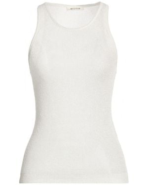 MASSCOB Ivory Top Viscose, Metallic Polyester - White