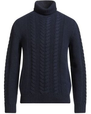 Isaia Turtleneck Cashmere - Blue