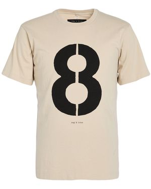 Rag & Bone T-Shirts - Natur