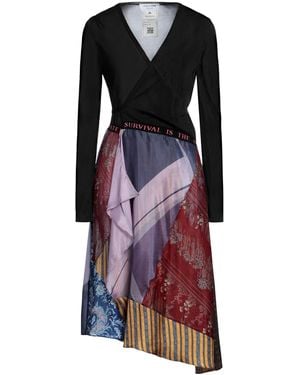 Marine Serre Midi Dress - Black