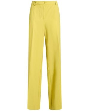 P.A.R.O.S.H. Lime Pants Virgin Wool, Elastane - Yellow