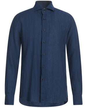 Xacus Shirt Linen - Blue