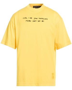 FEDERICO CINA T-Shirts - Yellow