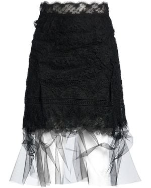 Ermanno Scervino Midi Skirt - Black