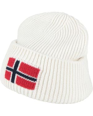 Napapijri Hat Wool, Acrylic - White