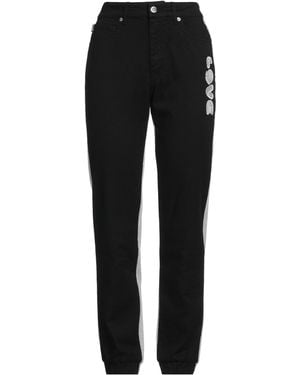 Love Moschino Pants Cotton, Elastane - Black