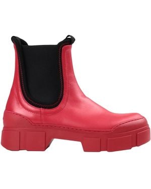 Vic Matié Ankle Boots - Red