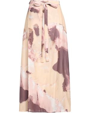 Roberto Collina Maxi Skirt Silk - Pink