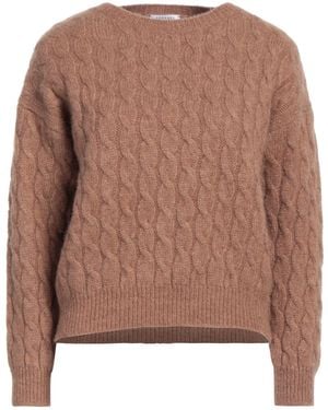 ROSSO35 Camel Sweater Alpaca Wool, Polyamide, Virgin Wool - Brown
